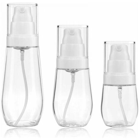 (30ml/60ml/100ml) Spray Bottle, Refillable Clear Empty Plastic Travel Spray Bottle for Skincare Lotion/Makeup Sprayer/Perfume/Cosmetic YMYNY