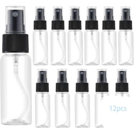 30ml Flacon Spray Vide (12 Pices(transparente)) Vaporisateur Parfum, Bouteille Rechargeable De Voyage, Pulvrisateur Atomiseur Pour Cosmtique