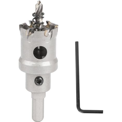 30mm Foret De Scie Cloche En Métal,TCT Scie Cloche En Carbure,Coupe-trou En Carbure De Tungstène,Coupe-trou industriel Pour l'acier inoxydable,Le Métal,l'alliage,Le Bois Et Les Plastiques