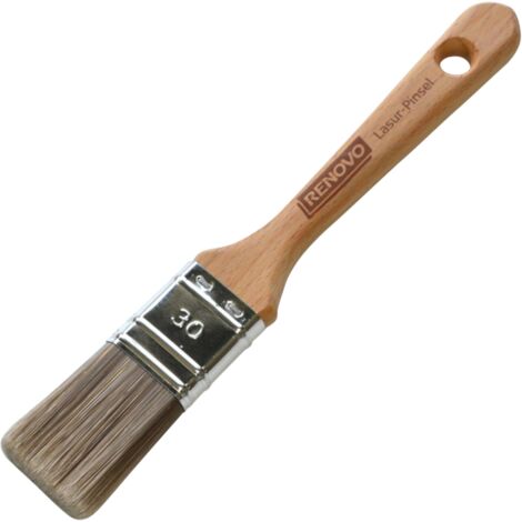 30mm Lasur-Flachpinsel, Fillpro, Holzgriff