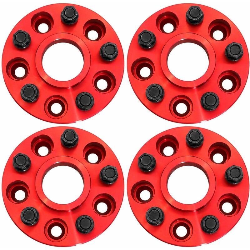 30mm Wheel Spacers to fit Land Rover Discovery MK3 & MK4, Range Rover MK3 & MK4. RED T3 - Winchmax