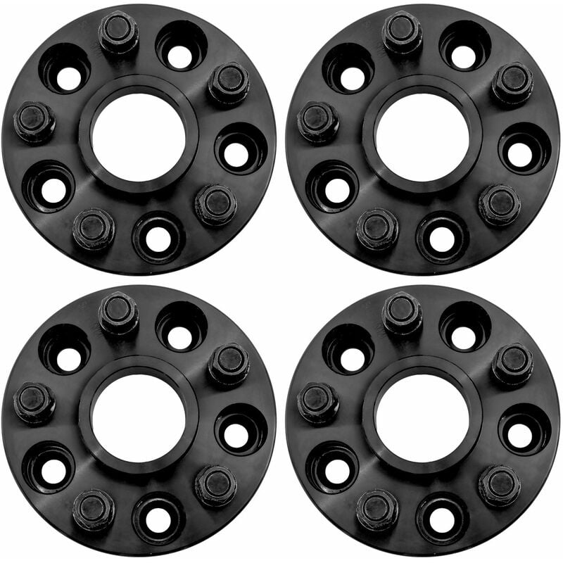 30mm Wheel Spacers to fit Land Rover Discovery MKII -Disco 2, Range Rover P38. BLK T2 - Winchmax