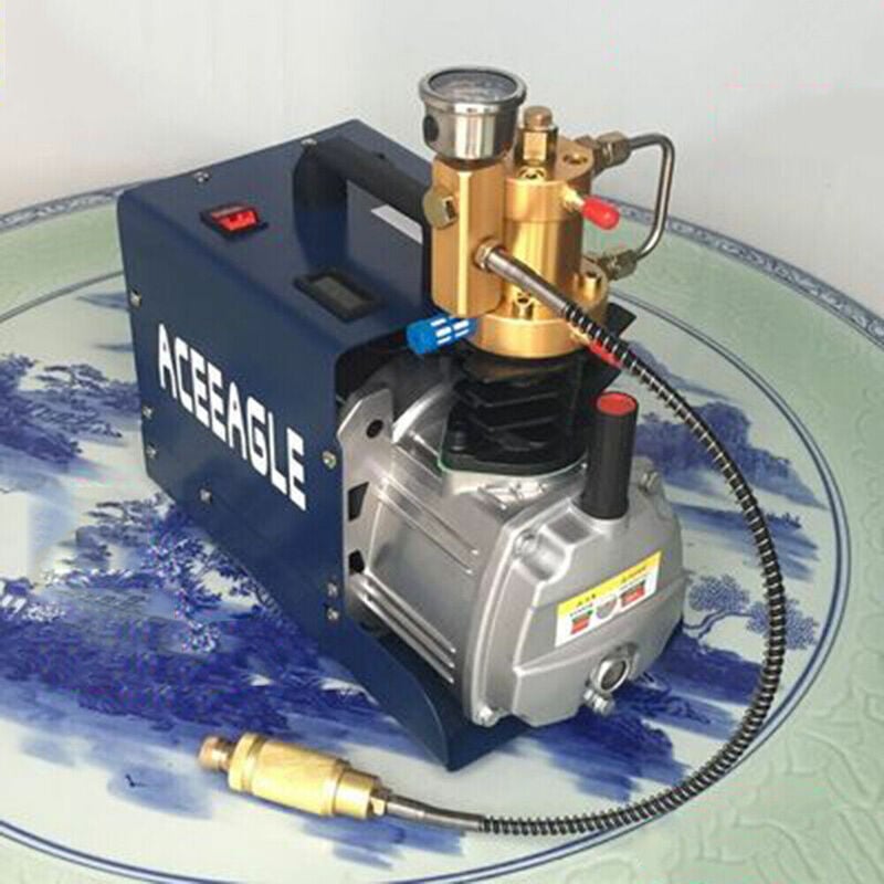 Image of 30MPA Elektro Hochdruckluftpumpe Luftpumpe 80L/mi pcp Luft Kompressor 1800W 300bar Kompressor