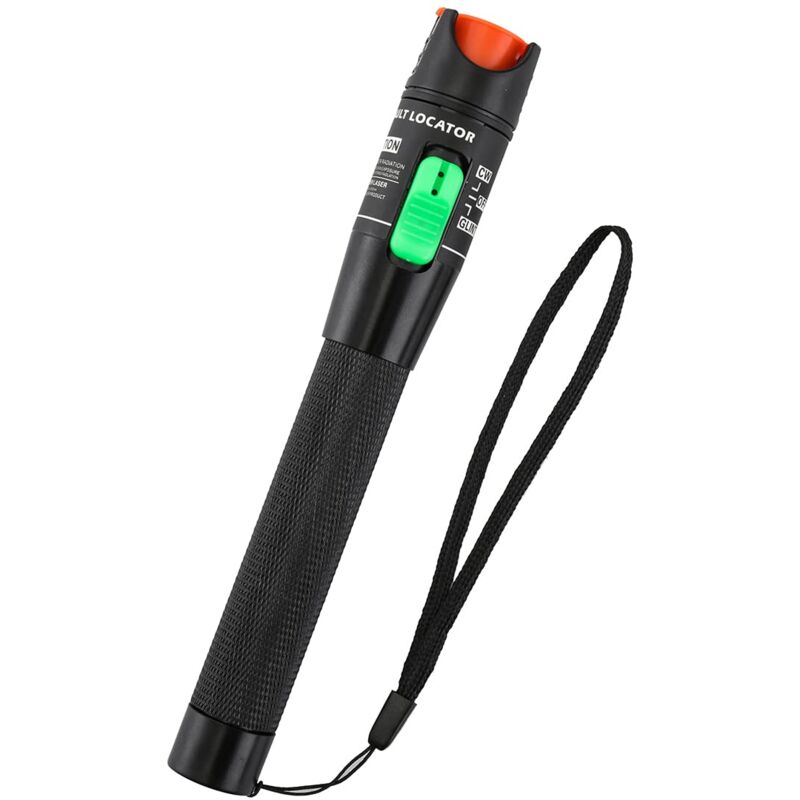 30MW 30KM Localisateur Visuel de Défauts, Détecteur de Cble à Fibre Otique, Testeur de Câble avec 1.25 mm FC ou 2.5 mm Connecteur pour CATV