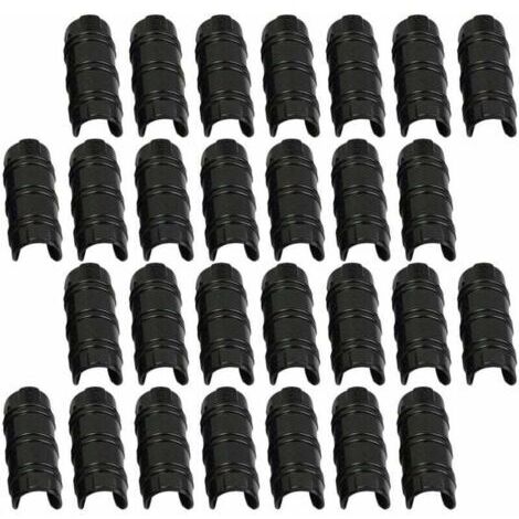 30pcs 32mm Serre Clips,Pinces à Tuyau pour la Fixation des Housses au Jardin Serres,des Films,des Plantes
