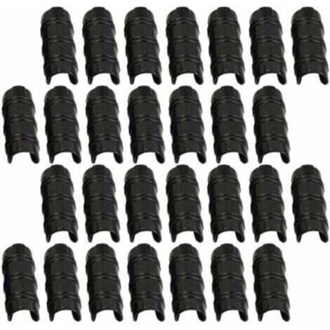 30pcs 32mm Serre Clips,Pinces à Tuyau pour la Fixation des Housses au Jardin Serres,des Films,des Plantes,