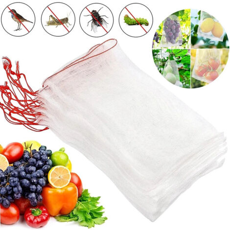 30pcs 4530cm nylon cordon de serrage Plant Growth protection Bag potager fruit Pest Control Bag filet anti - oiseaux