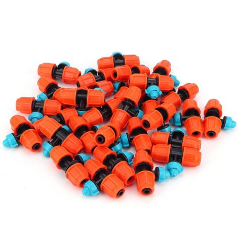 30PCS/Bag 3-Way Misting Nozzle Irrigation Sprinkler Garden Watering Spray Head for 9/12 Hose