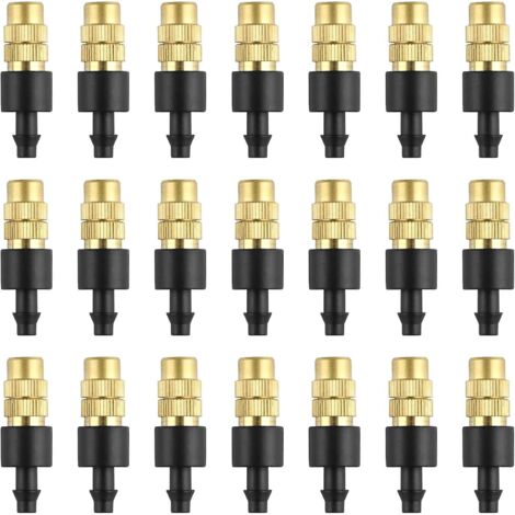 30pcs Brass Spray Nozzle, Watering Nozzle, Adjustable Atomizing Sprinklers, Garden Irrigation Accessories