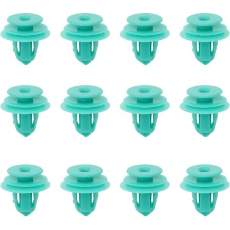 30pcs Clip Décoratif de Panneau de Doublure Intérieure de Porte Clip de Fixation Panneau de Porte Protection 91560SZW003 Compatible avec Honda Accord Civic Jazz et CR-V, Vert