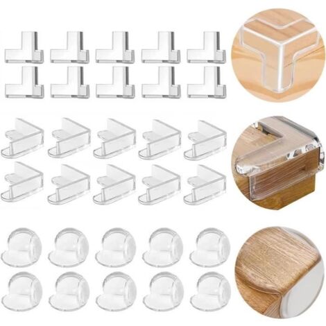 30pcs Coin de Table Protection Bébé Transparent Protection Coin de Table Bébé Protege Coin De Table Bebe Trois Formes Différentes