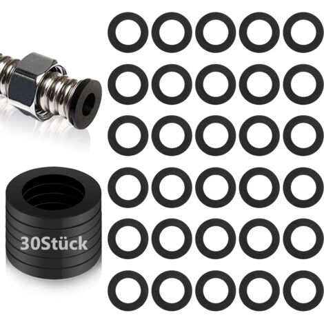 30pcs faucet black rubber pad-19123