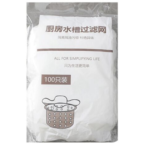 30PCS Mesh Sink Bag Efficient Filtration Multifunctional Sink Net Drain Strainer Bag for Kitchen Bathroom