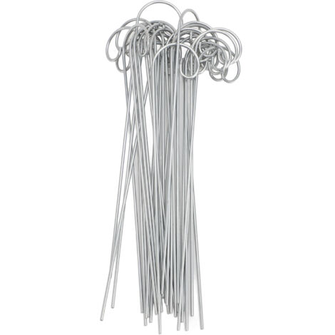 30Pcs Plant Label Hooks Holder Stainless Steel Garden Markers Stake Plant Sign for Flower Pot Bonsai 200mm