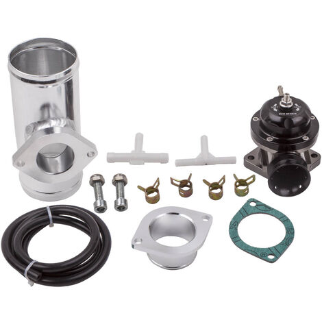 30PSI Universal 40mm Blow Off Valve Kit Turbo Super Charge Dump 2 Bolt Mounting