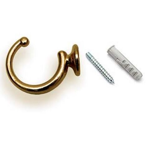 30PZ GANCI RACCOGLITENDA A FILO GRANDI BRONZO - mm.40