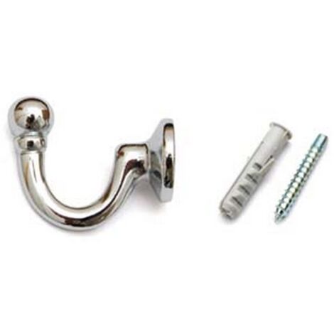 30PZ GANCI RACCOGLITENDA GRANDI CROMO - mm.37