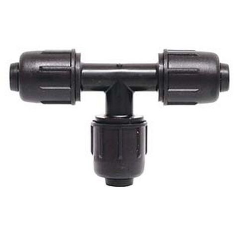 30PZ TEE A 90° A COMPRESSIONE PN4 - ø mm.16x16x16