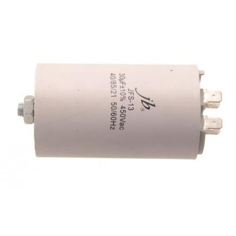 30uF 450vac Condensador Trabajo Motor FASTON Y M8