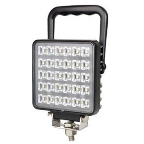 30W LED ЛЕД Диоден Фар Работна Лампа Прожектор С Дръжка и Ключ