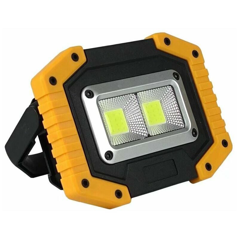 30W led Work Light Rechargeable cob Floodlight Super Bright 2000LM Portable Outdoor Battery Security Light usb Waterproof for Garage Camping Hiking