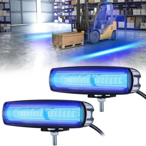 30W Luz LED Estroboscopica, 2 PCS Carretilla Elevadora Lateral MarcadorLuz Del Punto de Advertencia