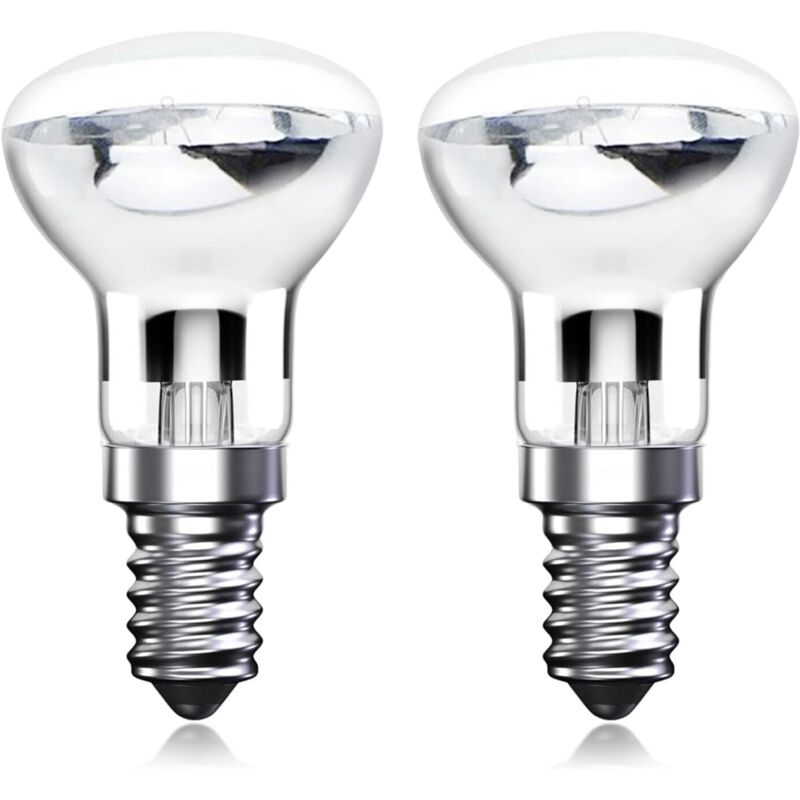 30W R39 E14 Ampoule Lampe Lave Ampoules Réflecteur ses Petite Vis Edison Ampoule Chauffante pour Lampe Lave, Blanc Chaud 2700K (2-Pack)