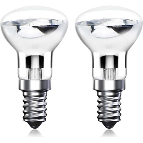 30W R39 E14 Ampoule Lampe Lave Ampoules Réflecteur SES Petite Vis Edison Ampoule Chauffante pour Lampe Lave, Blanc Chaud 2700K (2-Pack)