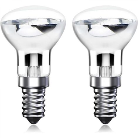 30W R39 E14 Ampoule Lampe Lave Ampoules Réflecteur SES Petite Vis Edison Ampoule Chauffante pour Lampe Lave, Blanc Chaud 2700K (2-Pack)