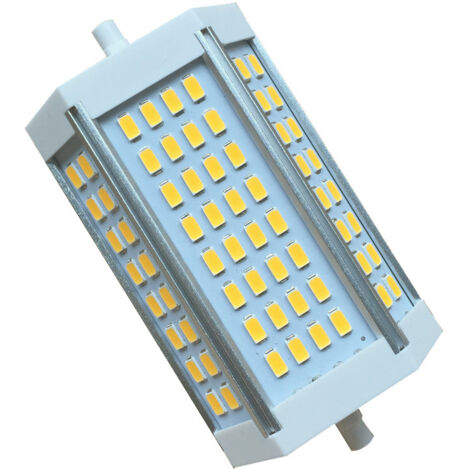 30W R7s dimmable 118mm LED lamp J118 spotlight daylight 4000K double-sided 3000lm, equivalent to 300W halogen lamp for home, living room, balcony, office, hotel, restaurant, 220V (1 piece) [Energy cla