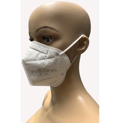 30x FFP2 NR Mundschutz weiß Feinstaubmaske CE2163