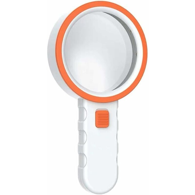 30X Loupe Grossissante led Loupe De Lecture Verre Optique Double Loupe Grossissante Antidérapant Loupe pour Le Journal, Le Bijoutier Et Les Travaux