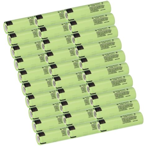30x Panasonic Zelle NCR18650PF Flat-Top Li-ion 18650 2900mAh 3,6V