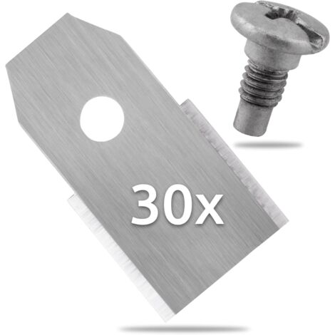 30x Roboter-Rasenmähermesser, Edelstahl-Ersatzmesser