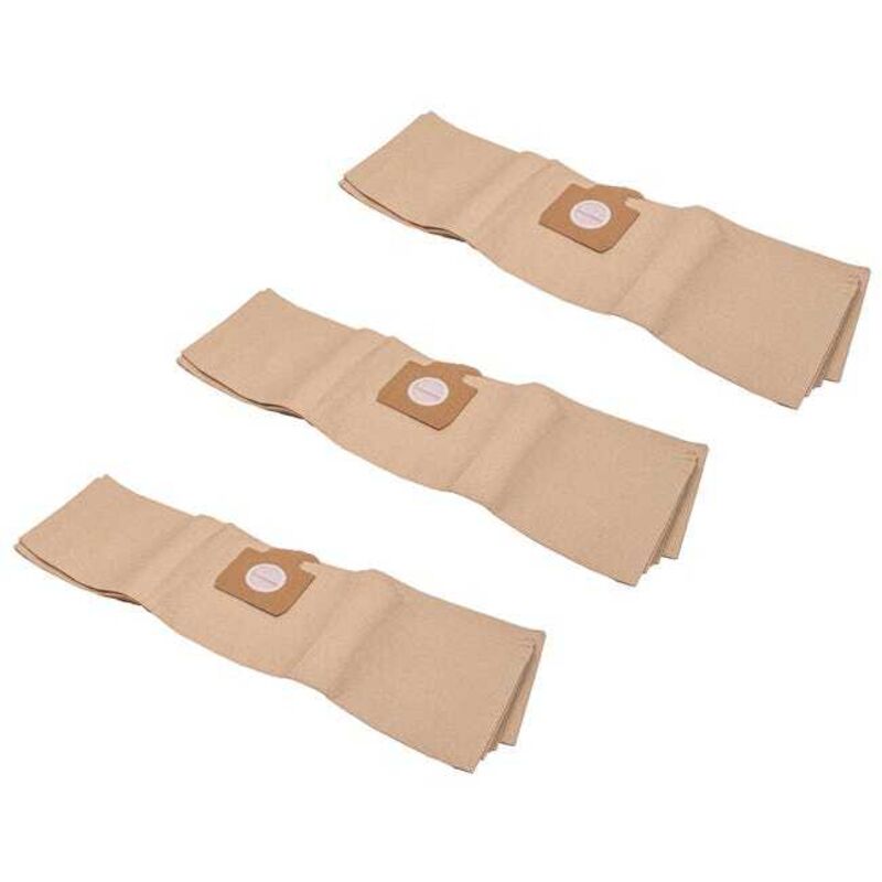 30x Sacs compatible avec Kärcher wd 3.320, wd 3.230, wd 3.500, wd 3.200 aspirateur - papier, 80cm x 22cm marron