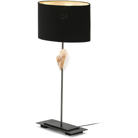 30x13x53 Nacar / Metall -Tischlampe mit schwarzer Bildschirmbeleuchtung / Tischlampen für alle Stile, um dem Zuhause eine Note zu verleihen