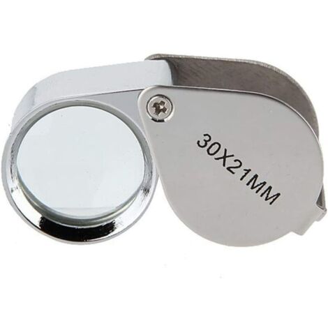30x21mm Loupe, Verre Loupe Pliable