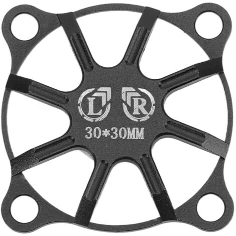 30x30 mm schwarze Lüfterabdeckung für RC-Motoren – Kühlkörper aus Aluminiumlegierung für Radiator und Regler