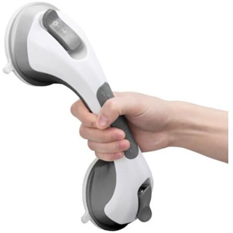 31 cm Duschhaltegriffe, Saugnapfgriff, max. Belastbarkeit 110 kg, Sicherheitshaltegriff für Senioren und Menschen mit Behinderung, robust, bohrfrei und abnehmbar, praktisch
