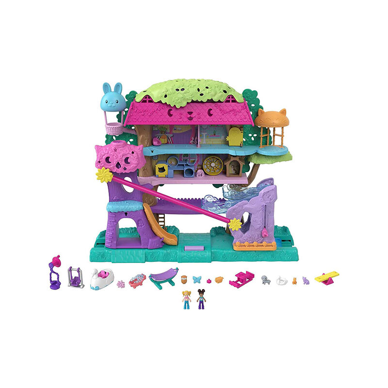 Image of Mattel - polly pocket pollyville casa sullalbero HHJ06