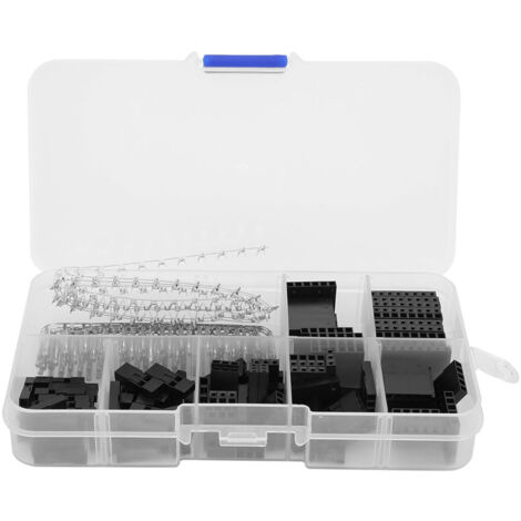 310-teiliges Set aus elektrischen Steckverbindern, Klemmenblöcken und Jumpern für Kabel und Stromkreise