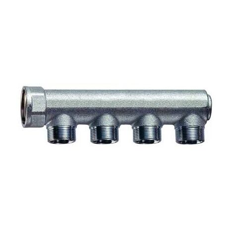 3100 - Collettore F cromato INT. 36 mm - Misura 3/4" - 4 derivazioni 3100 34