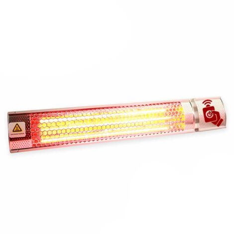 F-BRIGHT 3100507 ESTUFA EXTERIOR INFRARROJOS 2000W C/MANDO ELECTROBILSA