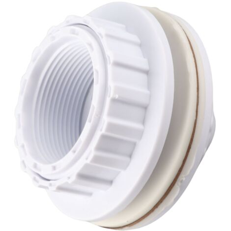 (31121901185 best-seller prolongé) Tête de jet pour piscine INTEX, filetage extérieur G2 / filetage intérieur G1-1/2, buse rotative à 360° pour piscines, systèmes de massage, spas et baignoires, fonct