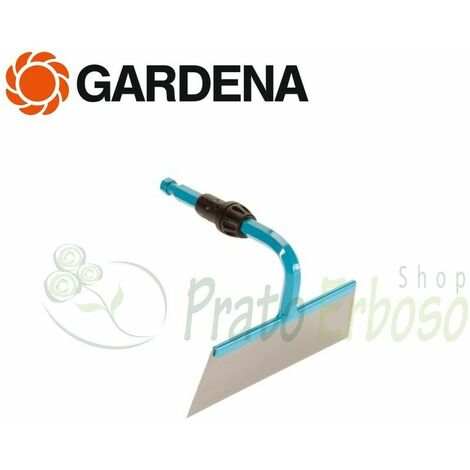 KOTARBAU Zappa da giardino semicircolare, 180 mm x 90 mm, con manico 119  cm, zappa da giardino per trapianti, diserbo, cura del giardino