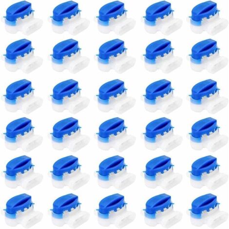 314 Terminales de conexión de cable azules, 30 unidades