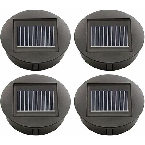 3.15 Waterproof Solar Light Replacement Top Parts Solar Lantern Replacement Battery Box Top Cover Lantern DIY Outdoor Hanging Table Light Garden Decor