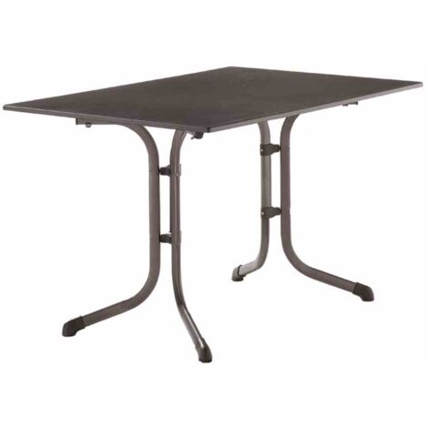 3160-55 Bouelvard-Klapptisch vivodur, 120x80 cm, eisengrau Stahlgestell