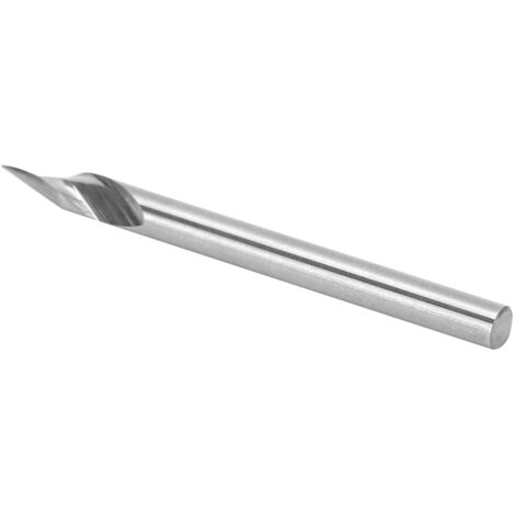3,175 mm 30° Holzgravurschneider, Präzisions-Schnitz- und Bohrwerkzeug, 40 mm Länge.
