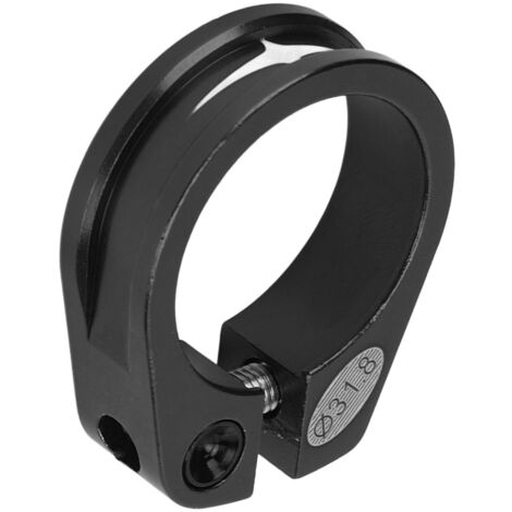 31,8 mm leichte Fahrradsattelklemme aus Aluminiumlegierung, hohl, Schnellspanner, schwarz